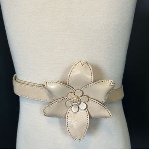 Limited Beige floral belt Size M/L